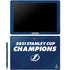 NHL 2021 Stanley Cup Champions Tampa Bay Lightning Galaxy Book 12in Skin
